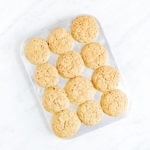 Vegan gluten-free cornbread in a muffin tin.